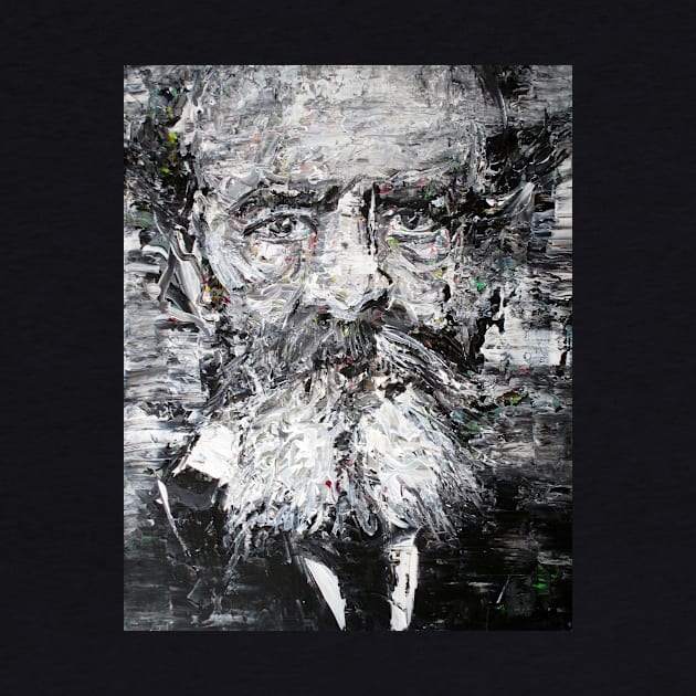 WILLIAM JAMES acrylic portrait by lautir